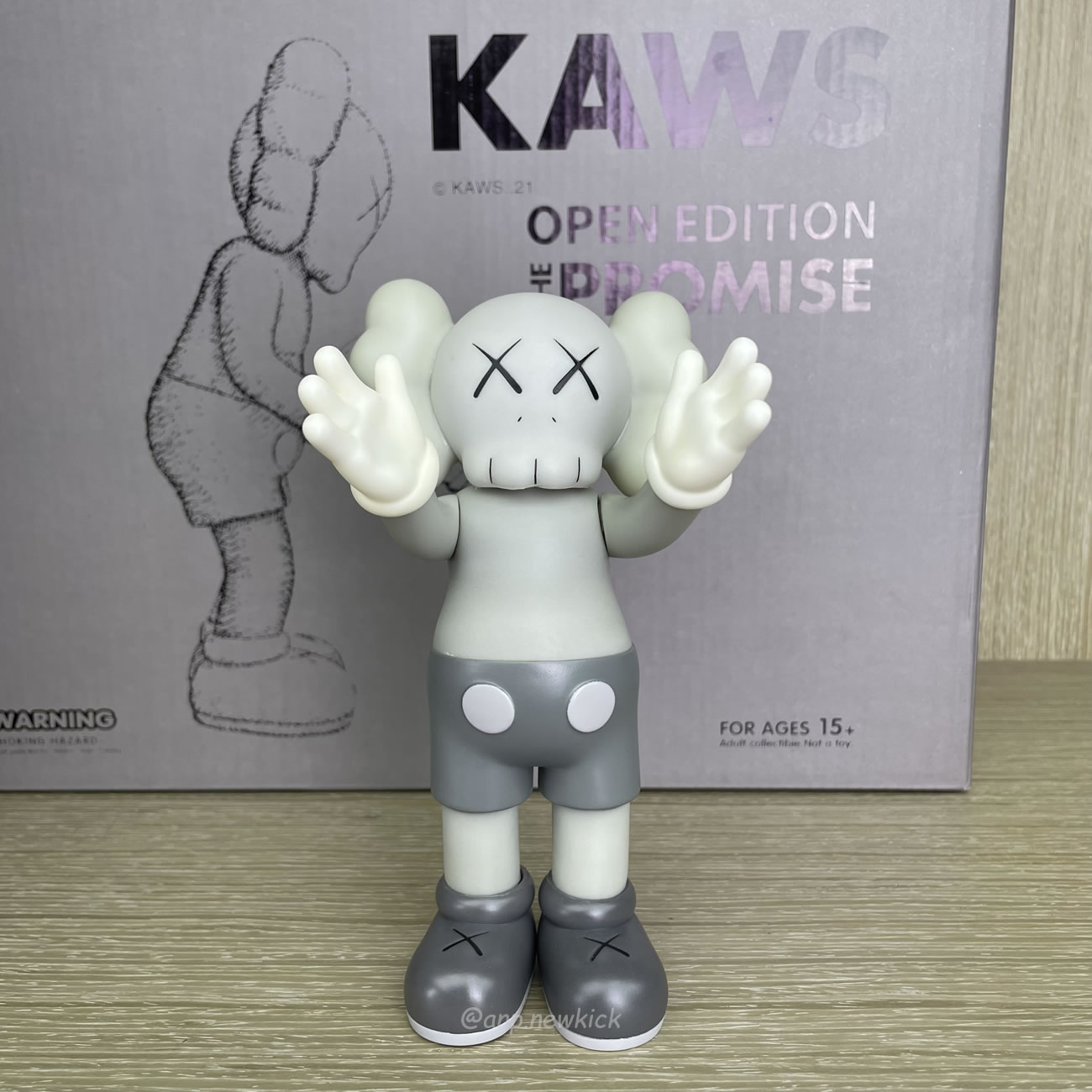 Kaws The Promise Grey Figure (5) - newkick.cc